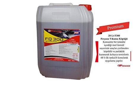 FQ300 Yellow Plus Cilalı Fırçasız Oto Yıkama Köpüğü 20 lt