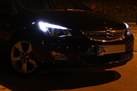 Opel Astra J LED Gündüz Aydınlatma Seti Led Ampul Beyaz FEMEX T20