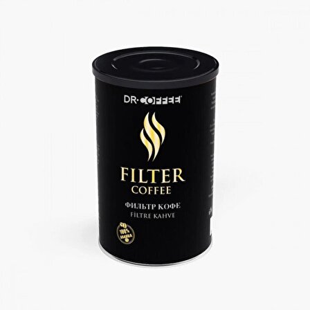 DR. TEA COFFEE Dr.tea Coffee Filtre Kahve 200gr Teneke