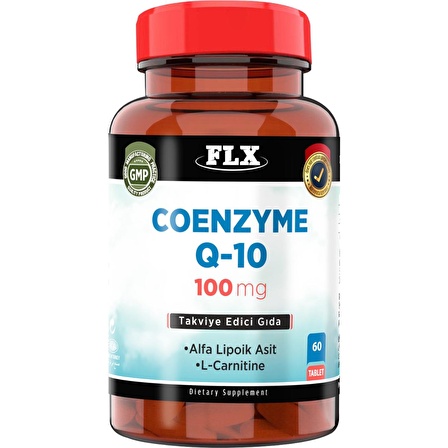 Koenzim Alfa Lipoik Asit L-Karnitin Coenzyme Q10 60 Tablet