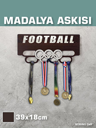 FUTBOL Sporcu Madalya Askısı S / Football Sporcu Ödül Duvar Askılı Madalyalık / Madalya Tutucu