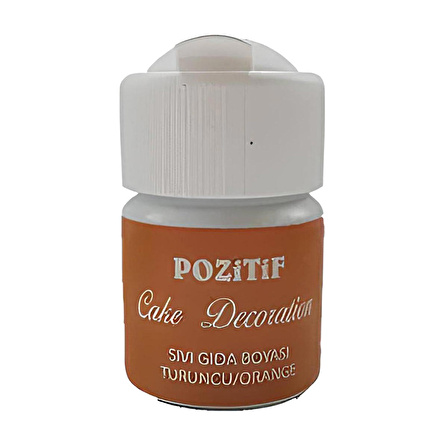 Sıvı Gıda Boyası 20ML - Turuncu