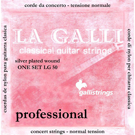 Galli LG50 - Normal Tansiyon Klasik Gitar  Teli