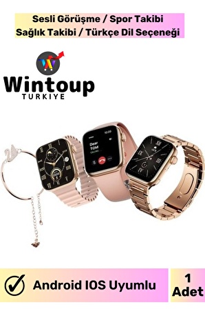 Iphone13/14/15 Uyumlu Kadın Smart Watch G9 Mini Flamingo Bileklik Hediyeli