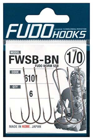 Fudo 6101 Worm SSB Black Nikel Uzun SAP Tırnaklı İğne NO:5