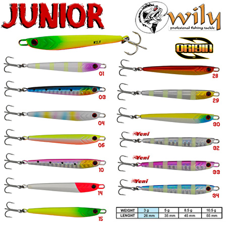 Jig Yemi Wily Junior Jig 5gr 3,5cm RENK:10