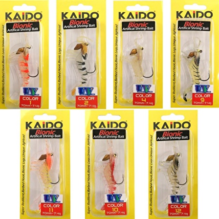 KAİDO LC70S Shrimp Bait Karides 70mm 7.4gr RENK:2