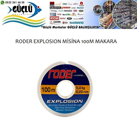 RODER EXPLOSION MONOFLAMENT  MİSİNA 100MT 0,25MM