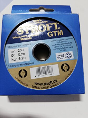 STROFT GTM 200MT MONOFLAMENT 0,16MM