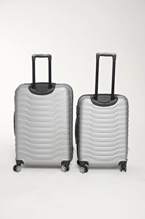 GBAG Krios Abs 2 Li Valiz Seti Büyük Boy ve Orta Boy Plastik Bavul