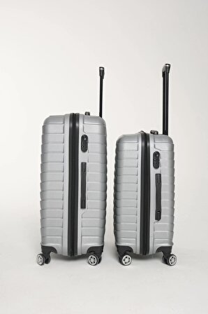 GBAG Krios Abs 2 Li Valiz Seti Büyük Boy ve Orta Boy Plastik Bavul