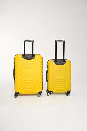 GBAG Krios Abs 2 Li Valiz Seti Orta Boy ve Küçük Kabin Boy Plastik Bavul