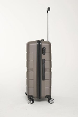 GBAG Orta Boy Pp Polipropilen Kırılmaz Silikon Valiz, Orta Boy Plastik Bavul Seyahat Çantası