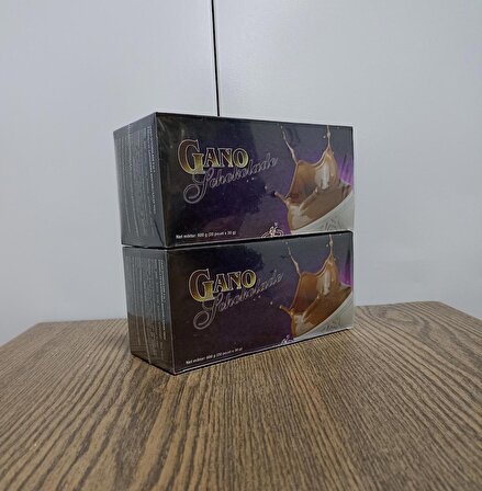Gano Schokolade 3 in 1 Kakaolu ve Ganoderma Mantarlı İçecek 2'li Paket