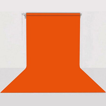 Gdx Sabit (Tavan & Duvar) Kağıt Sonsuz Stüdyo Fon Perde (Tangelo) 2.70x11 Metre