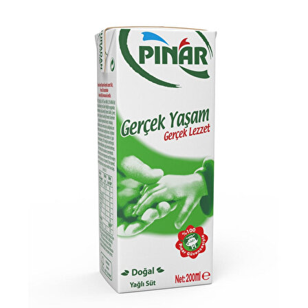 Pınar Tam Yağlı 200 ml 27'li Süt