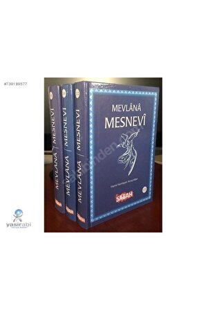 Mevlana Mesnevi (3 Kitap Set)