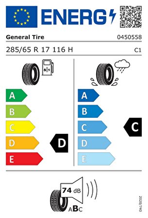 General 285/65 R17 116H Grabber HTS60 FR Oto Yaz Lastiği 2021