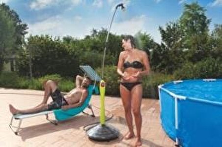 GF Güneş Enerjisi İle Isınan Bahçe Havuz Duşu