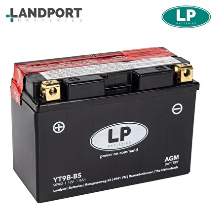 LP (LANDPORT) AGM AKÜ (YT9B-BS)