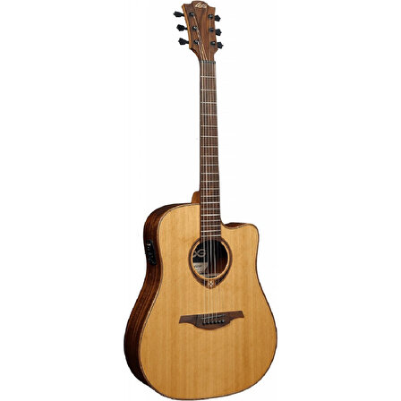 LAG GLA T118DCE - Tramontane Dreadnought Cutaway Elektro Akustik Gitar