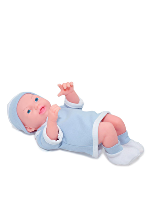 Mavi Ve Pembe Renk Yeni Doğan Gerçek Et Bebek 25 Cm