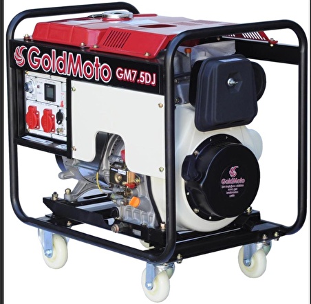 GoldMoto GM7.5DJ Dizel Jeneratör 6.9kVA Monofaze Marşlı