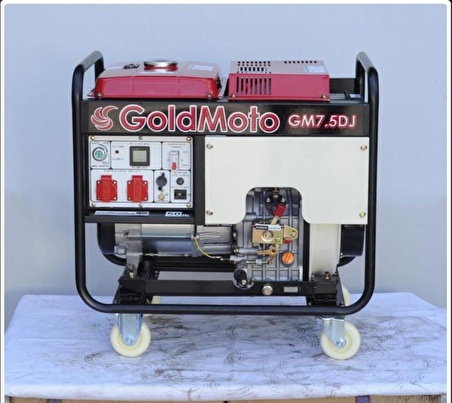 GoldMoto GM7.5DJ Dizel Jeneratör 6.9kVA Monofaze Marşlı