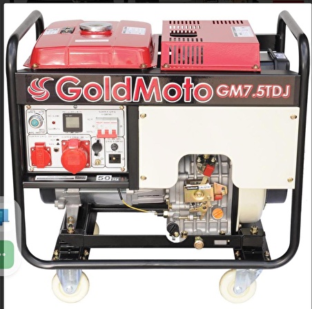 GoldMoto GM7.5TDJ Dizel Jeneratör 6.9Kva Trifaze Marşlı