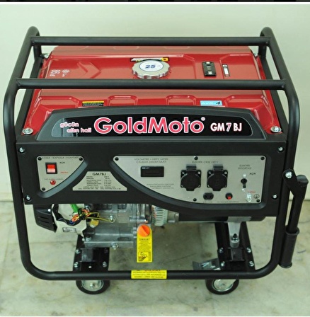 GoldMoto GM7BJ Benzinli Jeneratör 6.6Kva Monofaze