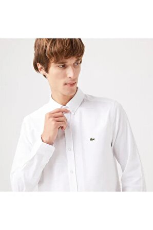 Lacoste Slim Fit Erkek Oxford Gömlek