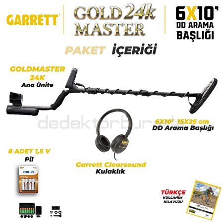 Garrett GoldMaster 24K Altın Dedektörü