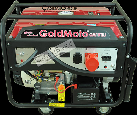 GoldMoto GM10TBJ Benzinli Marşlı Jeneratör 10 KW Trifaze