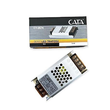 CT-2674 5A SÜPER SLİM LED TRAFOSU (2ADET) CATA