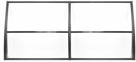 LUPIN Kapı Pencere Üstü Pratik Sundurma 105x240 - Şeffaf