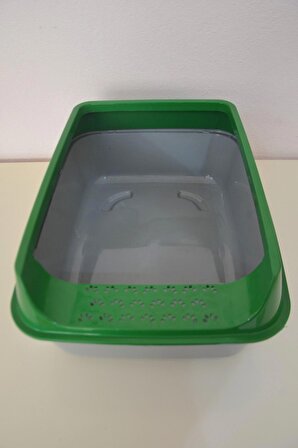 GreenPet Kedi Açık Tuvalet - Koyu Yeşil