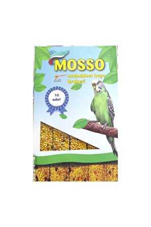Mosso Muhabbet Kuşu Krakeri 10 adet