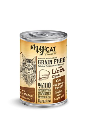 Mycat Pate Tahılsız Ciğerli Kedi Konservesi 400gr 12'li