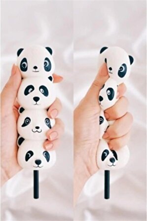 Sevimli Panda Squishy Kalem Beyaz