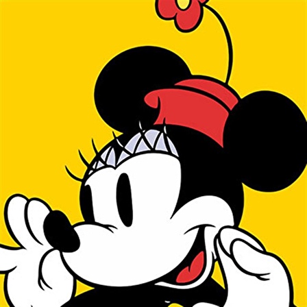 Minnie Ve Mickey Mouse Çocuk Odası İçin 4 Lü Duvar Posteri 30 X 30