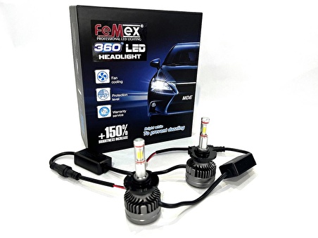 FEMEX 360* Csp Superior 4 Yönlü Chipset D1S D2S D3S Serisi Led Xenon Led Headlight