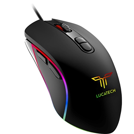 Lucatech Butterfly GX910 7200 DPI Kablolu RGB Optik Oyuncu Mouse