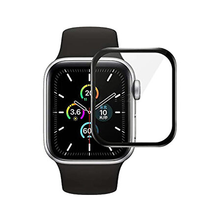 Apple Watch Ekran Koruyucu 4 5 6 SE Seri 40MM 3D Kavisli Full Kaplama Pmma
