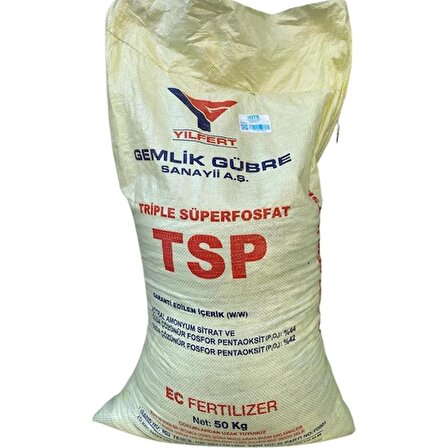 Gemlik Tsp Gübre Fosfat Siyah Gübresi Gemlik - 50 kg