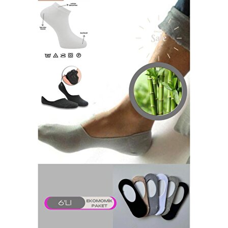 6'lı Bambu Topuk Burun Dikişsiz Görünmez Spor Kadın Babet Çorap Pamuklu