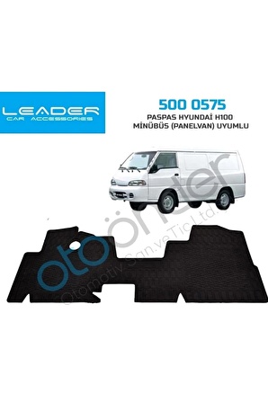 Hyundai H100 Minibüs Paspas Kauçuk Araca Özel Siyah