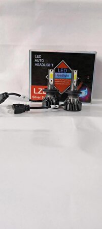 H7 LZDSİLVER V6SERİA LED Xenon Şimşek Etkili Beyaz Renkli Soğutma Fanlı Oto Ampul- GARANTİLİ