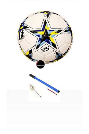 Futbol Topu Profesyonel Tasarım Şampiyonlar Ligi 5 Numara Tüm Sahalara Uygun 410gr Maç Topu