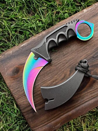 Csgo Rainbow Karambit Çelik Çakı