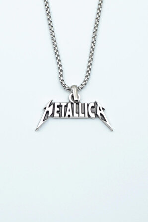 Metallica Örme Zincir Kolye